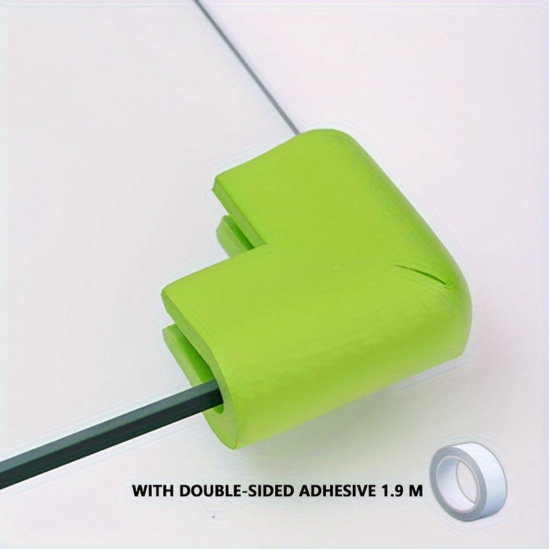 Set of 10 Soft Anti-Bump Glass Table Corner Protectors for Child Safety
