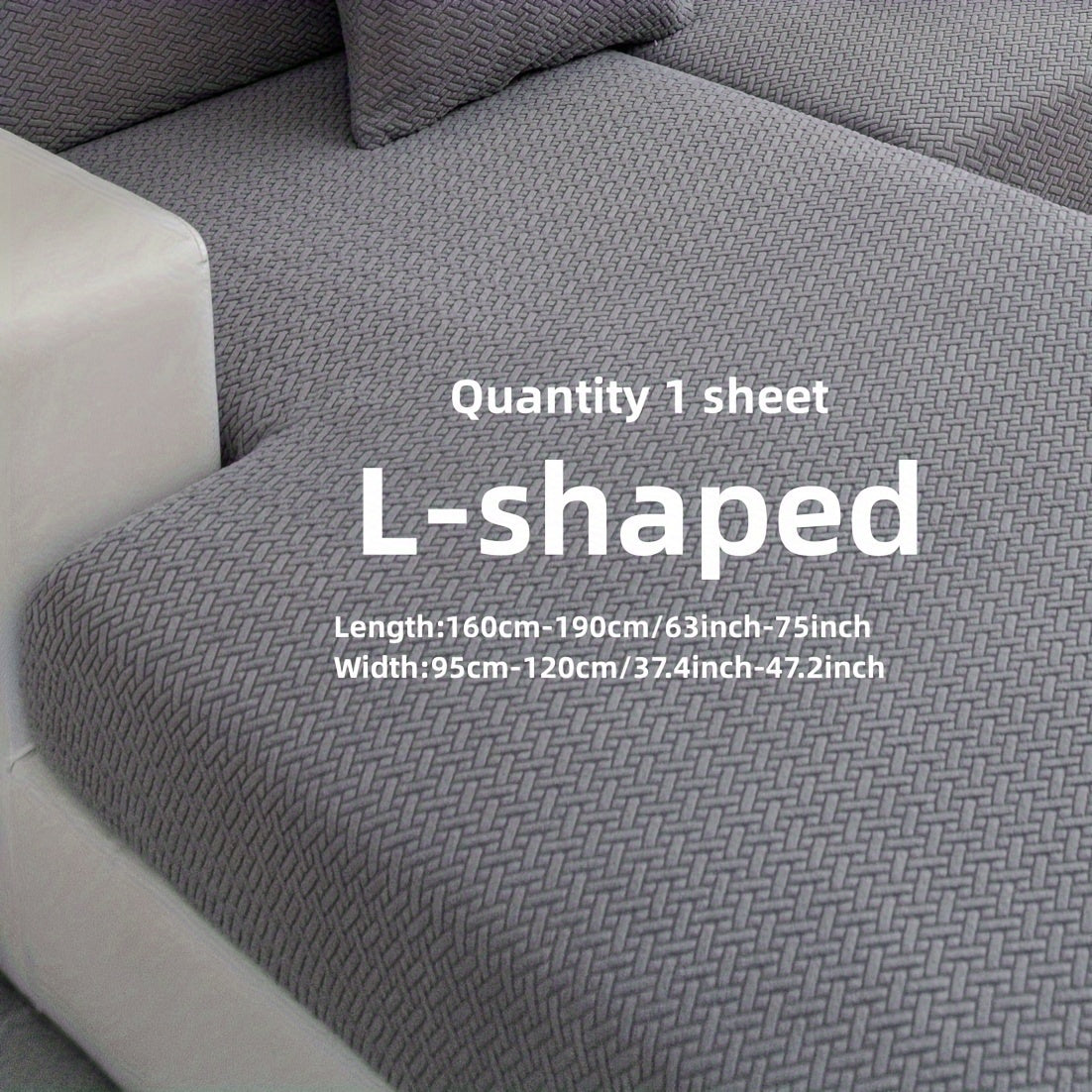 Checkered Polar Fleece Sofa Cover Universal Fit Machine Washable Multi-Purpose