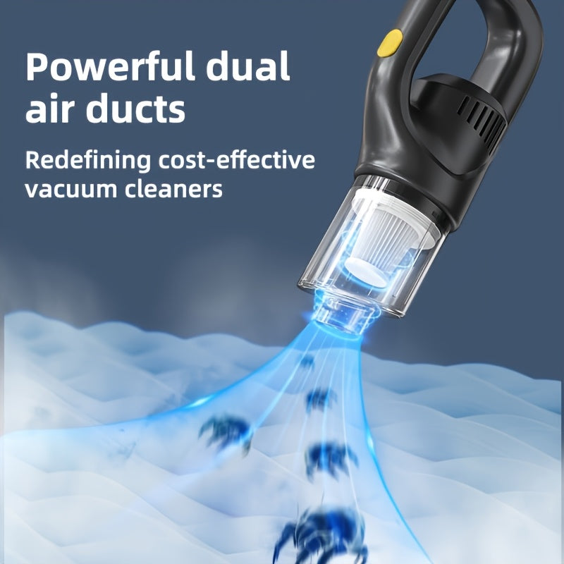 Rechargeable Cordless Handheld Vacuum Cleaner for Home Car Office with High Suction