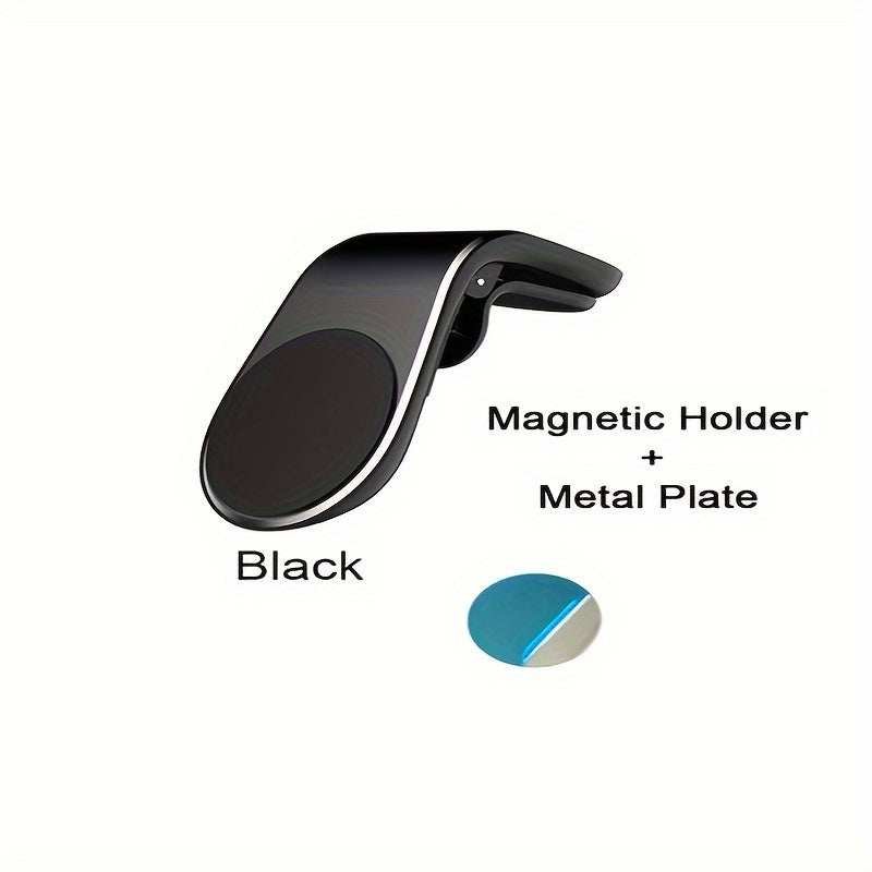 Magnetic Phone Mount Vent Holder Aluminum Alloy 360° Rotation Rust-Resistant
