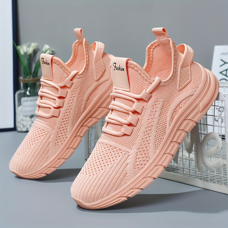 Women's Casual Knit Sneakers, Multi-Color Lightweight Running Walking Shoes