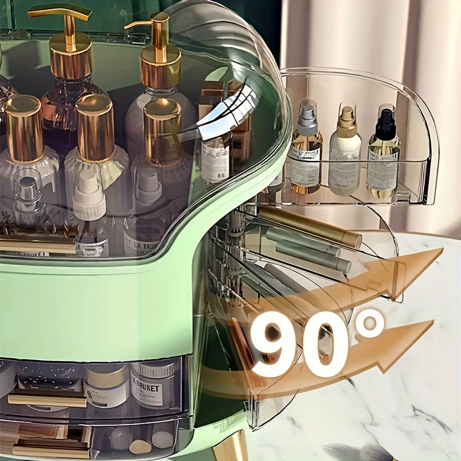 Kichik go'zallik qutisi bilan makiyaj tashkilotchisi, ayniqsa, makyaj stoli yoki ish stoli uchun saqlash.