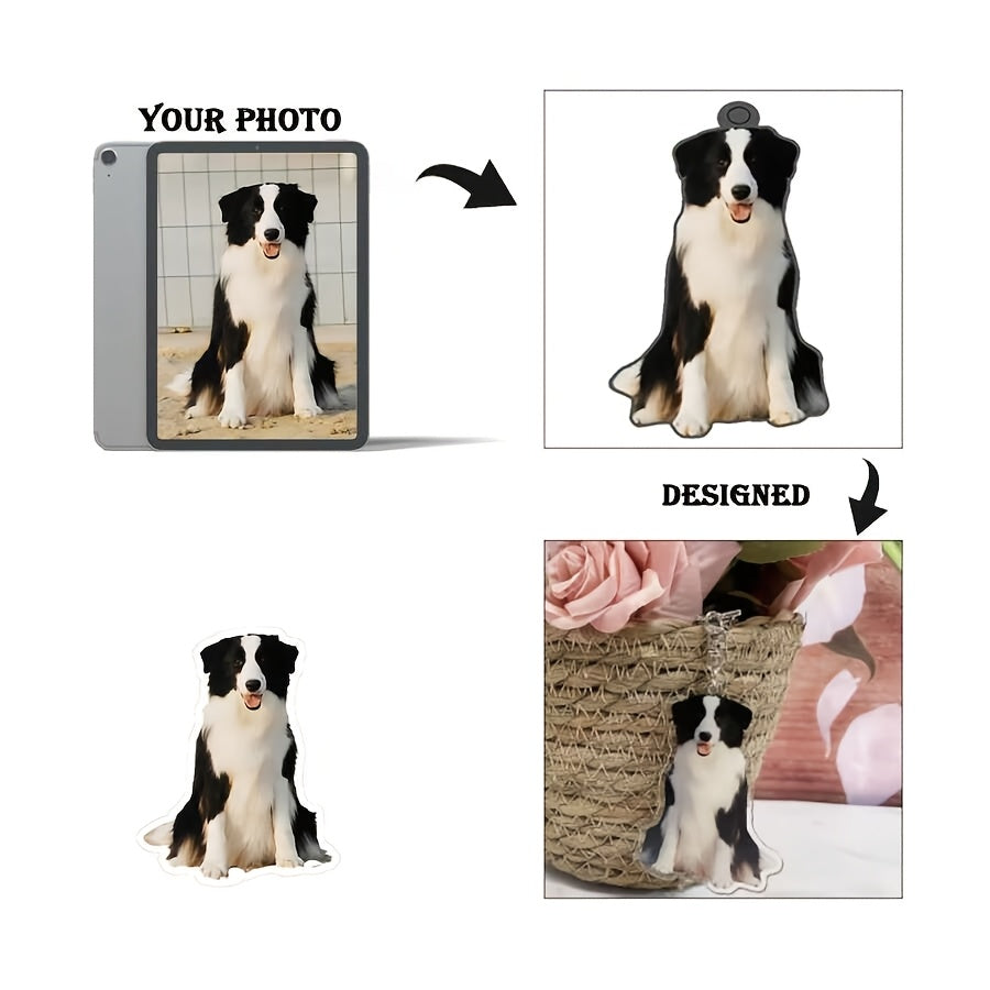 Llavero personalizado de pareja en acrílico, regalo personalizado para aniversario