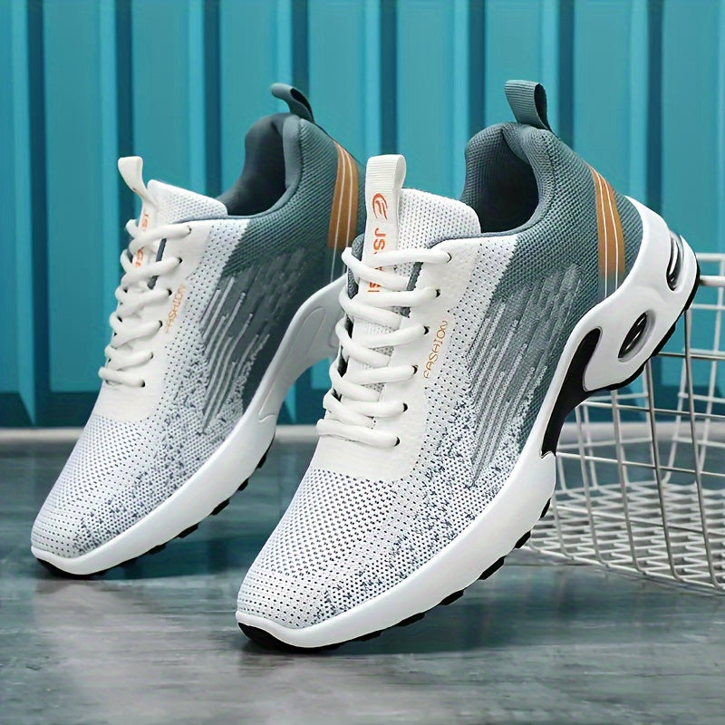 Men's Breathable Non-Slip Running Sneakers for Casual and Fitness Use