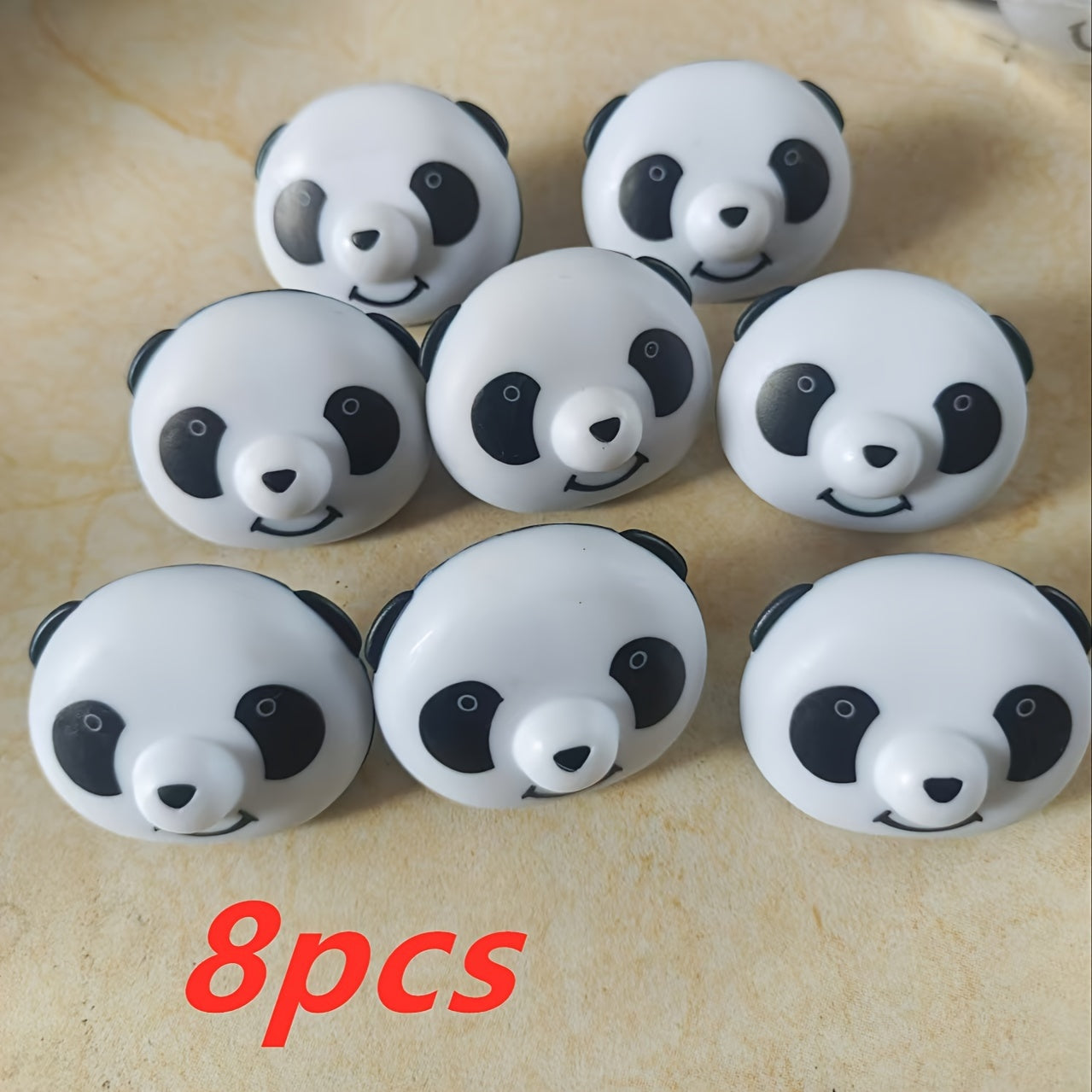 Black Panda Design Magnetic Duvet Cover Clips Reversible Bed Sheet Fasteners Non-Slip Quilt Holders