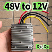 Convertidor Buck DC-DC de 20V-60V 48V a 12V 120W 25A Protección contra cortocircuitos para dispositivos industriales