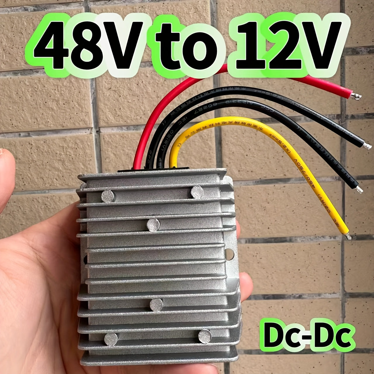 Convertidor Buck DC-DC de 20V-60V 48V a 12V 120W 25A Protección contra cortocircuitos para dispositivos industriales