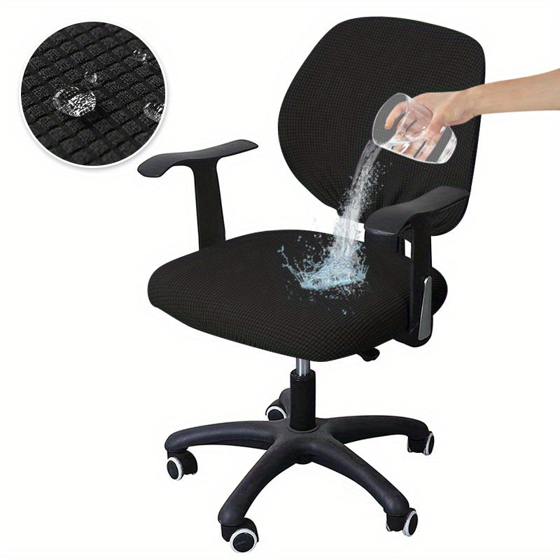 Комплект из 2 водонепроницаемых чехлов для стульев, изготовленных из растяжимого кукурузного велюра для защиты мебели и добавления стиля и комфорта в гостиной, офисе и домашнем декоре.