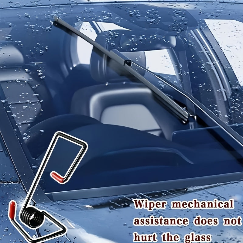 Windshield Wiper Arm Assist Springs Set for All Cars Durable Rubber Enhancement