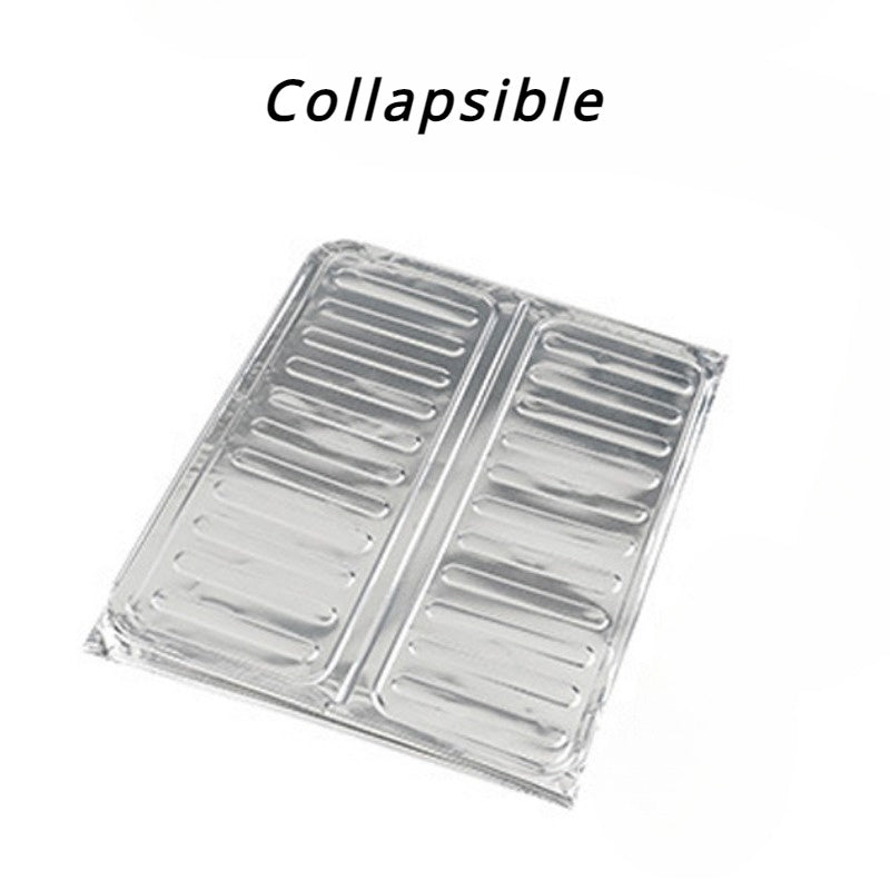 Aluminum Kitchen Stove Oil Splash Shield Set of 3 Folding Heat Resistant Spill Guard