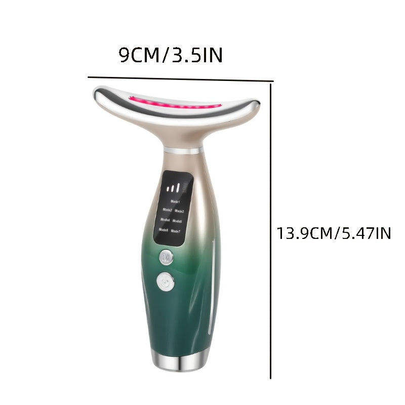 Qayta zaryadlanadigan USB bilan portativ yuz va bo'yin go'zallik qurilmasi, uyda, ofisda va harakatda foydalanish uchun ideal. Yuz massaji uchun sozlanishi mumkin bo'lgan ABS materialidan tayyorlangan.