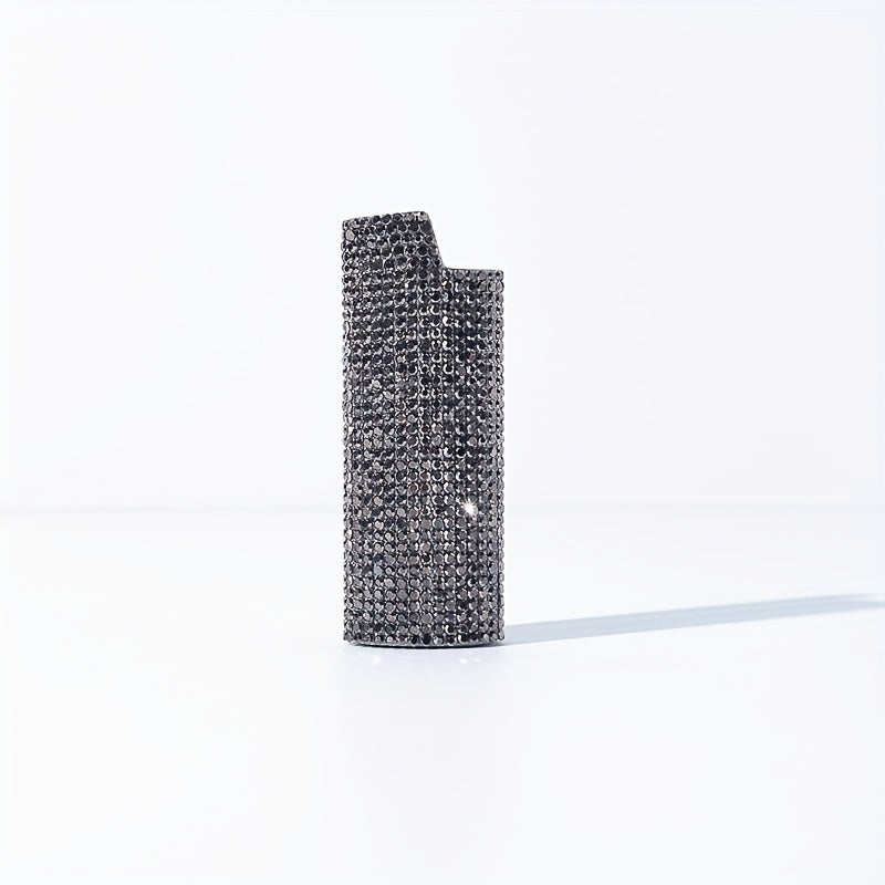 Men's Diamond Metal Lighter Case Stylish Durable Gift Accessory