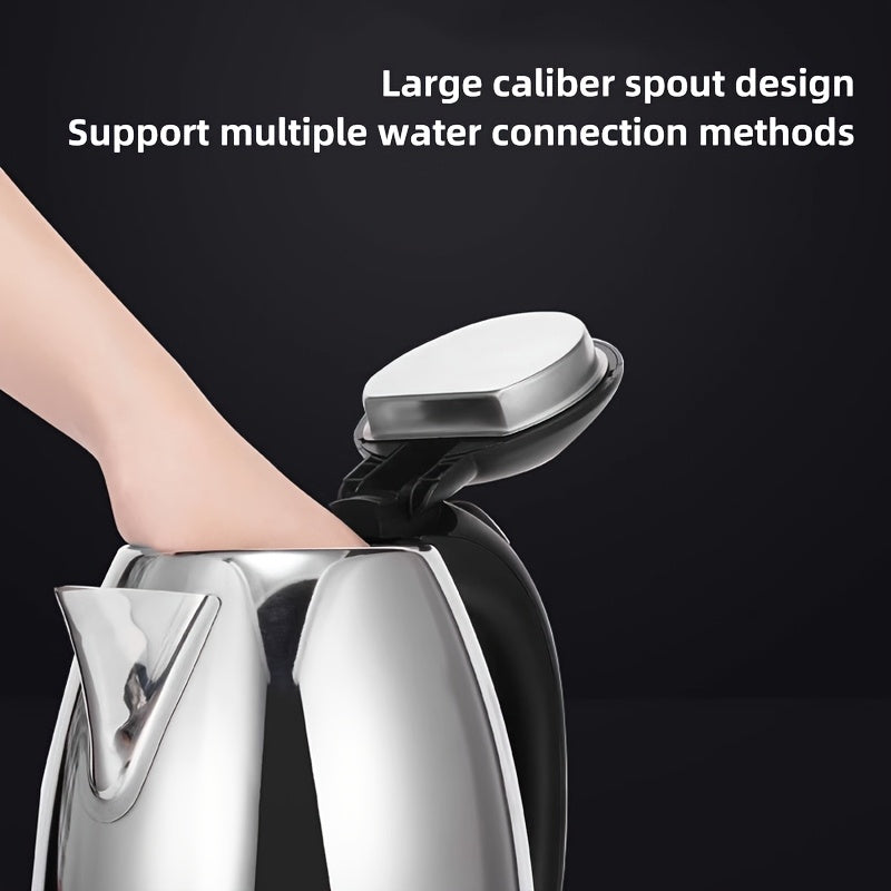 Stainless Steel Electric Kettle Large Capacity Fast Heating Automatic Shutoff