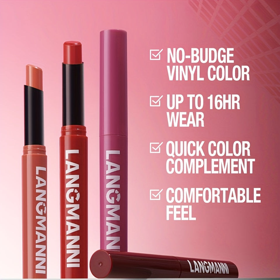 Women's Waterproof Matte Lipstick Set 12 Shades Long Lasting All-Day