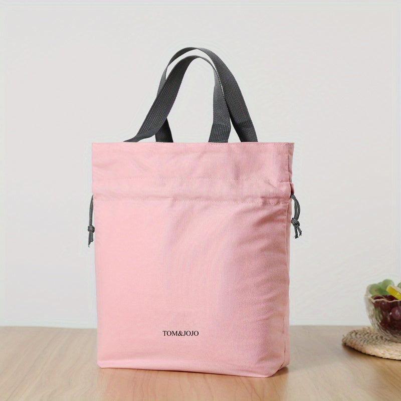 Rectangular Knitted Thermal Food Carrier Tote for Hot and Cold Meals