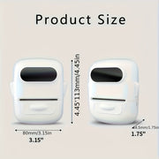 Portable Thermal Label Printer for Android iOS with 40x30mm Stickers