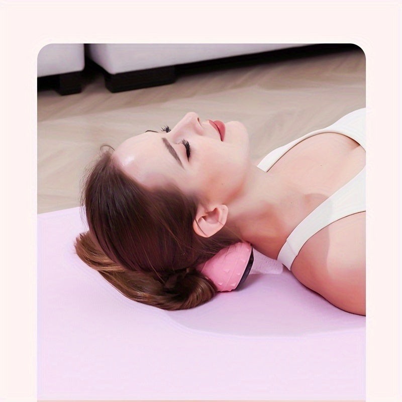 USB orqali zaryadlanadigan 1300mAh litiy batareyali portativ elektr yoga massaj to'pi.