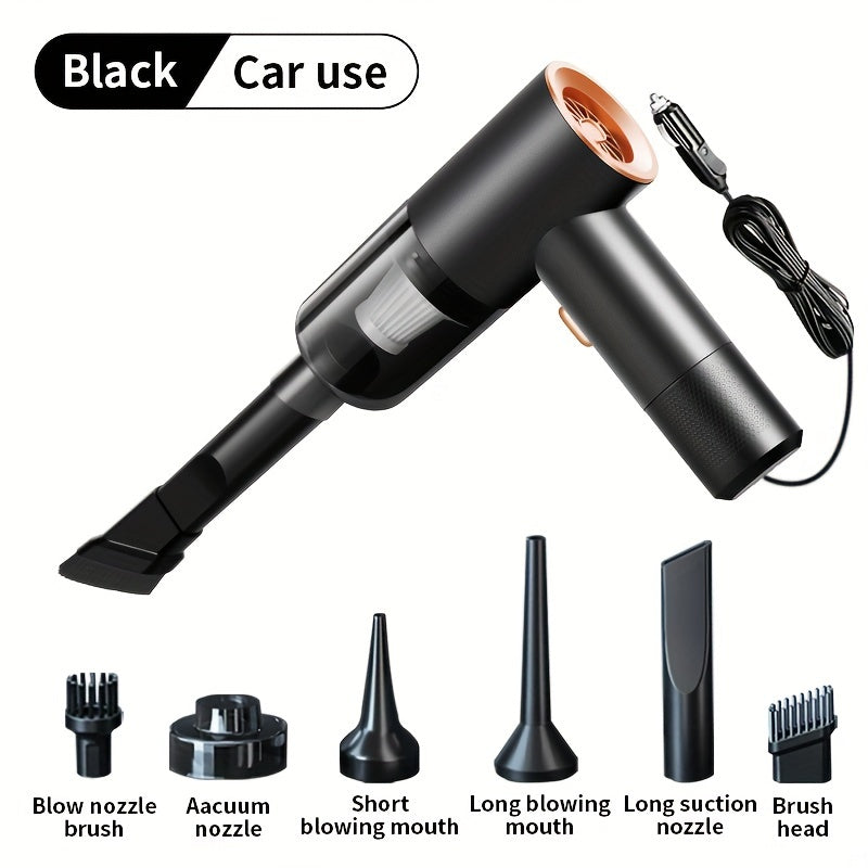 Aspiradora de coche 3 en 1 con función de soplado, 12V, succión potente