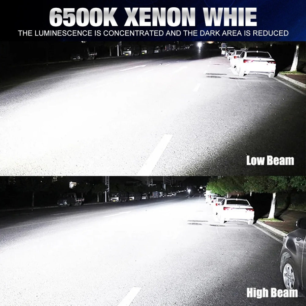 2 шт. по 100 Вт LED-лампочки для головного света H7, ярко-белые, высокоинтенсивные автомобильные фары