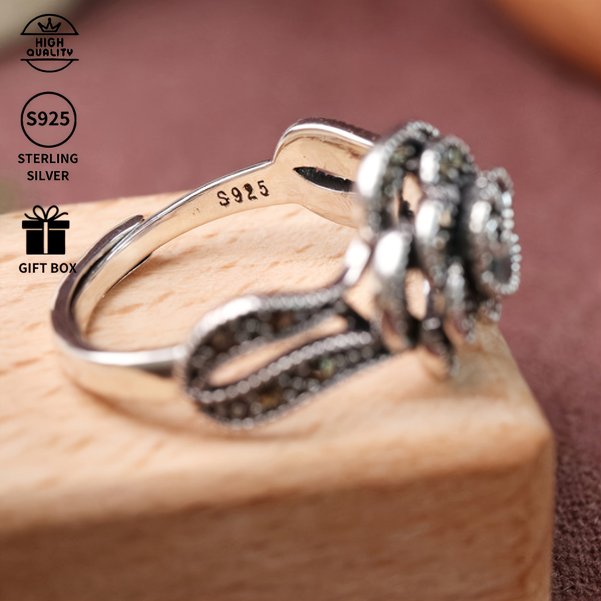 Zarif taylandiy silver hunarmandchiligi, Onalar kuni, Shukronalik, Halloween, Rojdestvo va Yangi yil uchun abadiy sovg'a. Pivo festivallari va musiqa tadbirlari uchun mukammal.