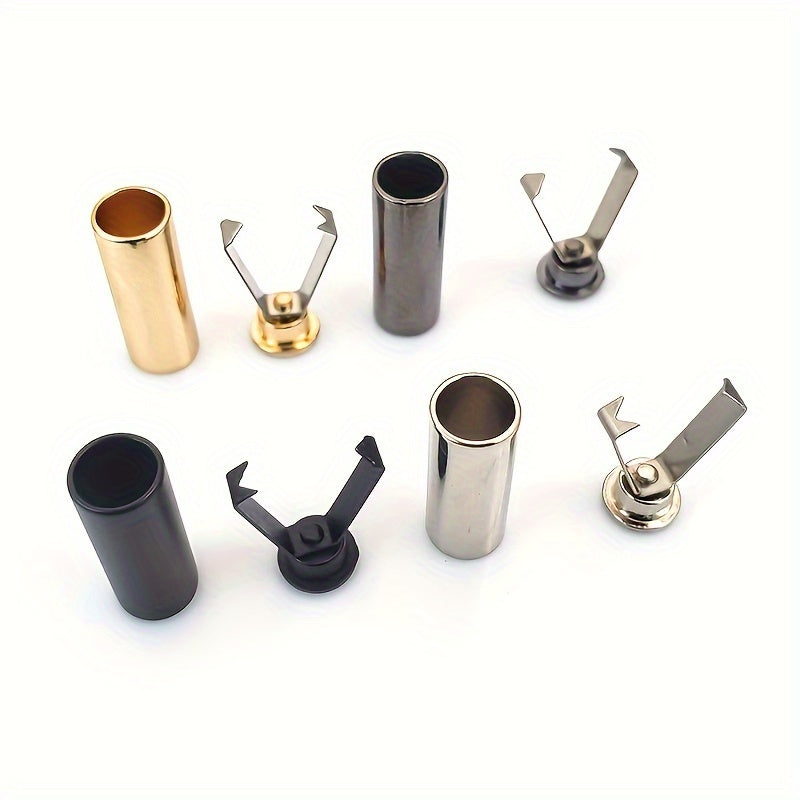 40 dona ip oxiri metall uchlari uchun shnurlarga, alloy lock, 4 rang, DIY ta'mirlash