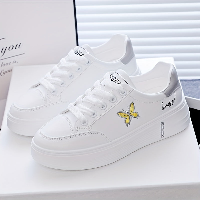 Zapatillas blancas transpirables para mujer para deportes, ocio y senderismo