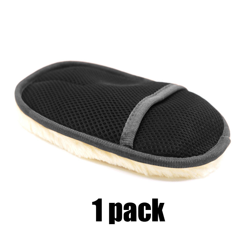 Unisex Coral Fleece Gloves Car Cleaning Polishing Rag for Vehicle Washing