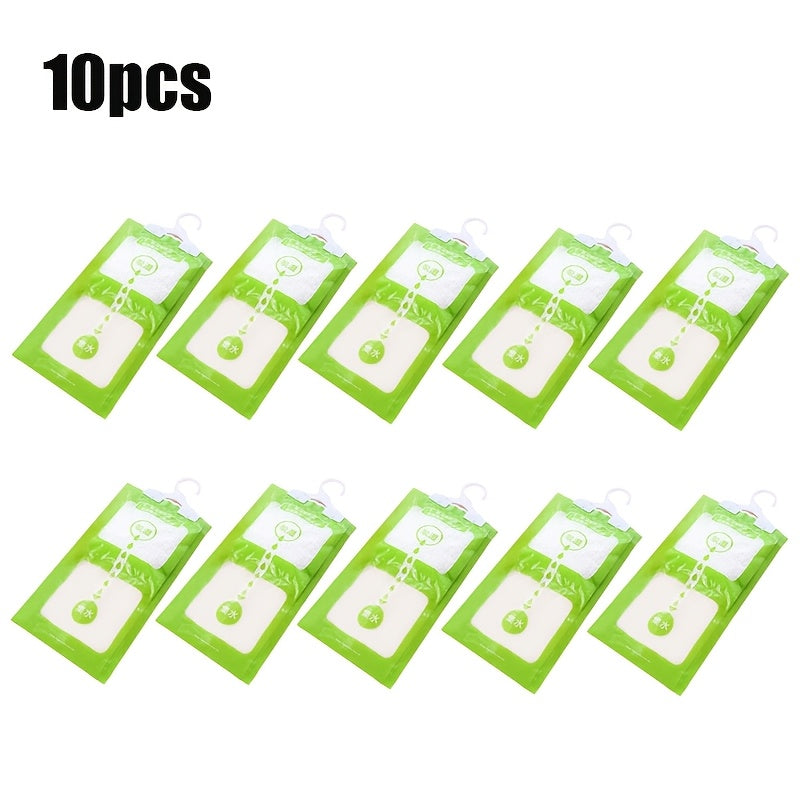 Large 200ml Moisture Absorber Bags 10 Pack Odor Eliminator Air Freshener for Closets Wardrobes
