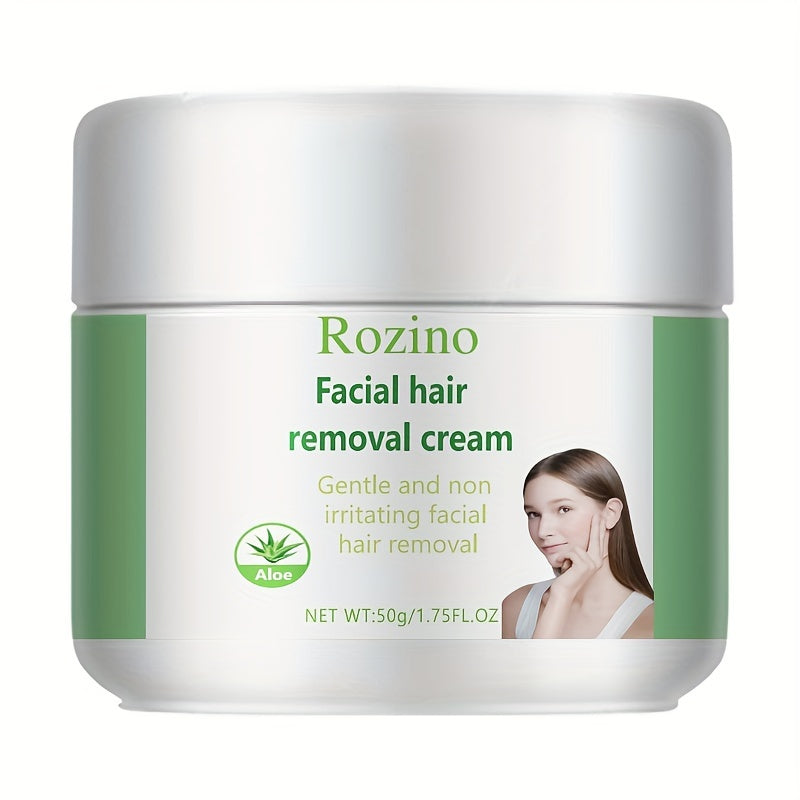 50g Aloe Vera Lip Hair Removal Cream Painless Long-Lasting Hypoallergenic for All Skin Types