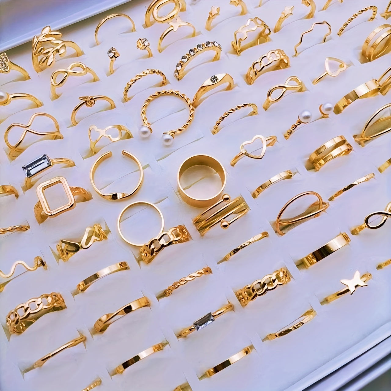 Women’s Boho Chic Ring Set 23 Pieces Vintage Butterfly Jewelry for Daily Wear