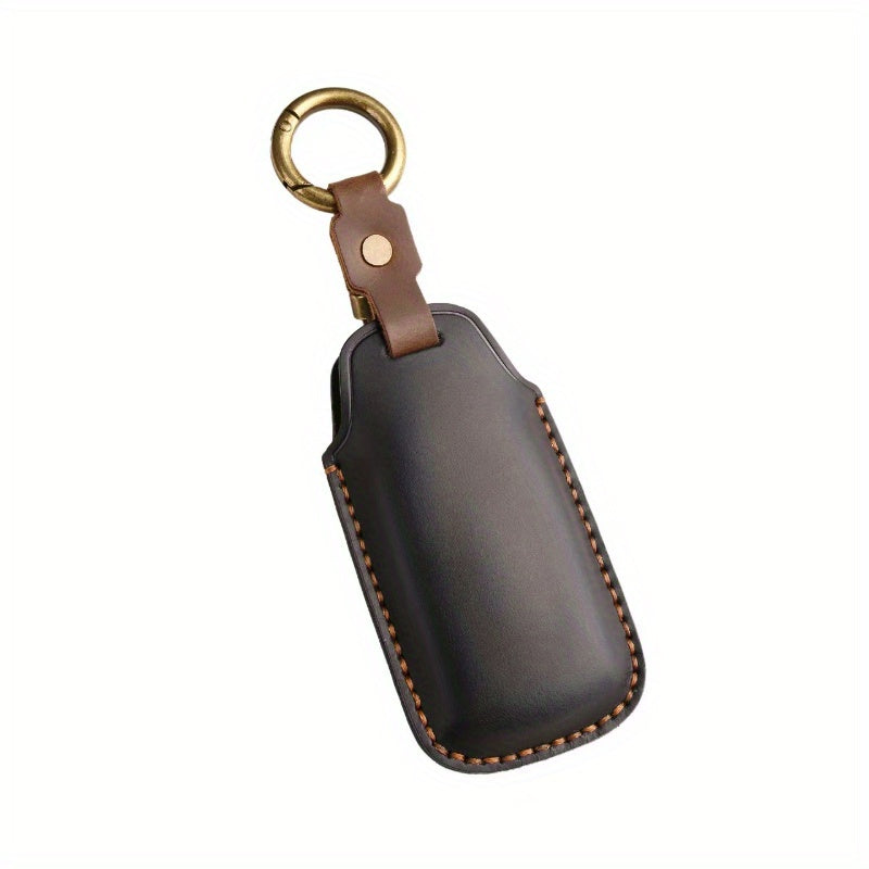 Car Remote Key Fob Cover Shell with Keyring for SUV Universal Black