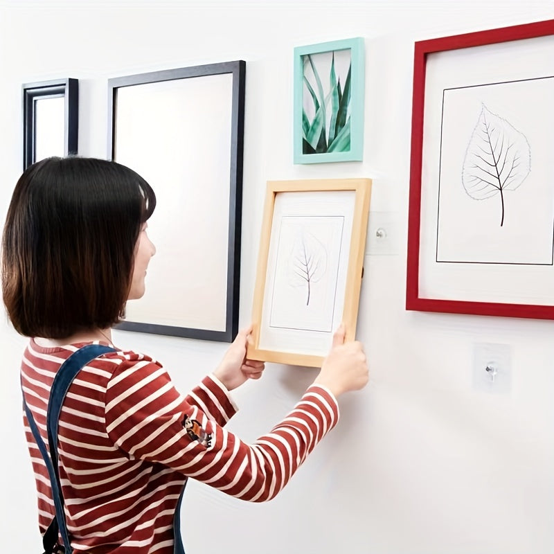 Parchetes y clavos autoadhesivos para colgar cuadros y fotos (5-6 piezas)