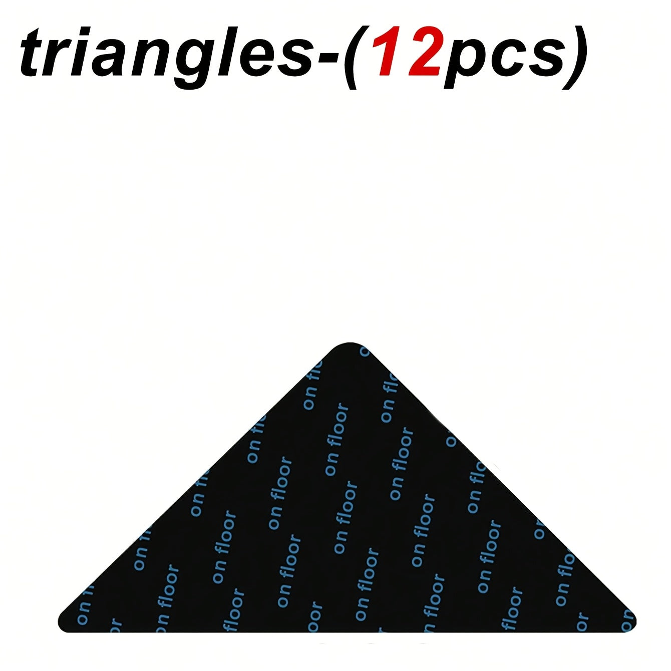 12 Pcs Reusable Washable Non-Slip Acrylic Carpet Pads with Self-Adhesive Rug Grippers