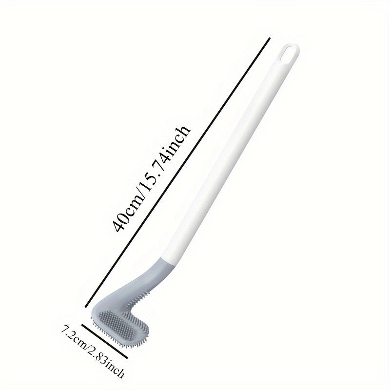 Uy hammomlarida devorga o'rnatish uchun uzun tutqichli golf tualet cho'tkasi.