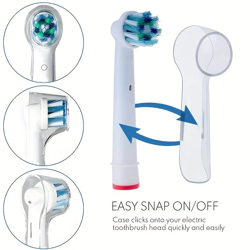 Toothbrush Head Cover Dust Protector for Electric Toothbrushes White