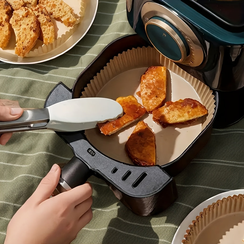 Bir martalik kvadrat havo frayerlari uchun yopishmaydigan 100 ta paket yuqori yog'li pishirish uchun