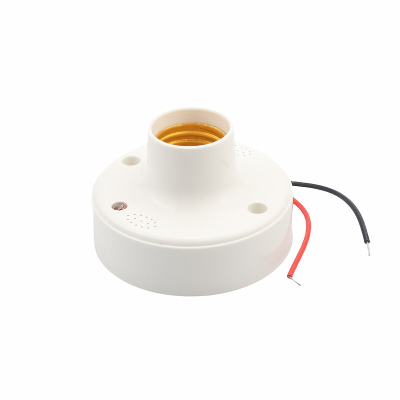 E27 LED Bulb Holder with Sound Voice Control Sensor and Delay Switch 85V-265V