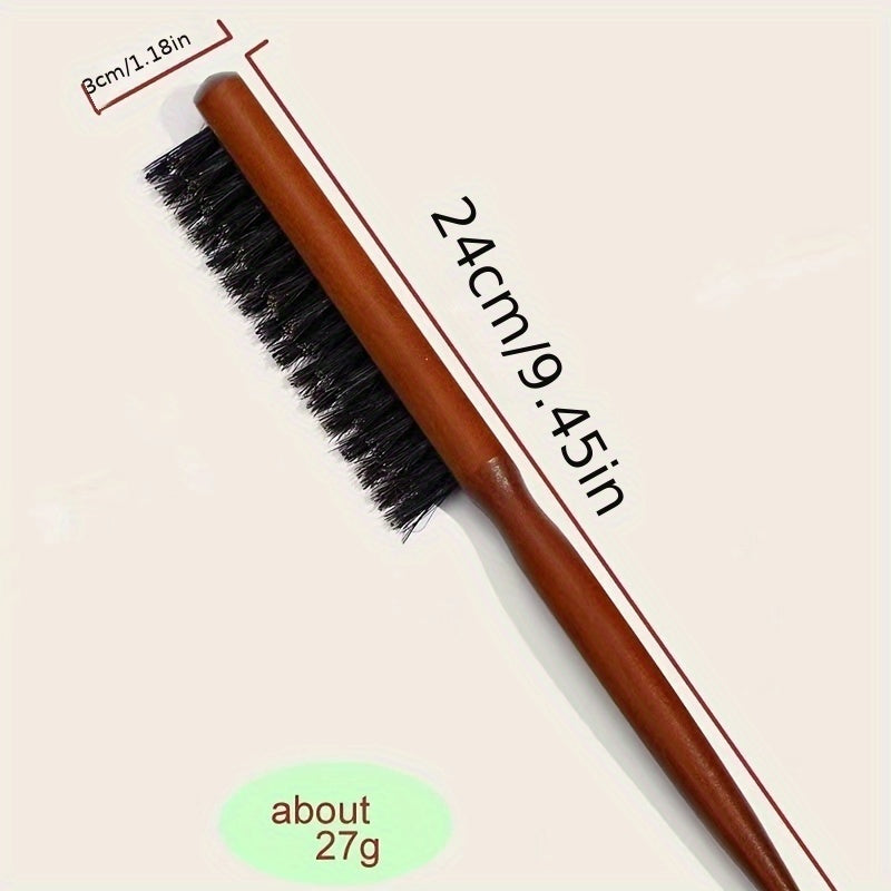 Профессиональная расческа-щетка для волос с нейлоновыми щетинками для салонного укладки