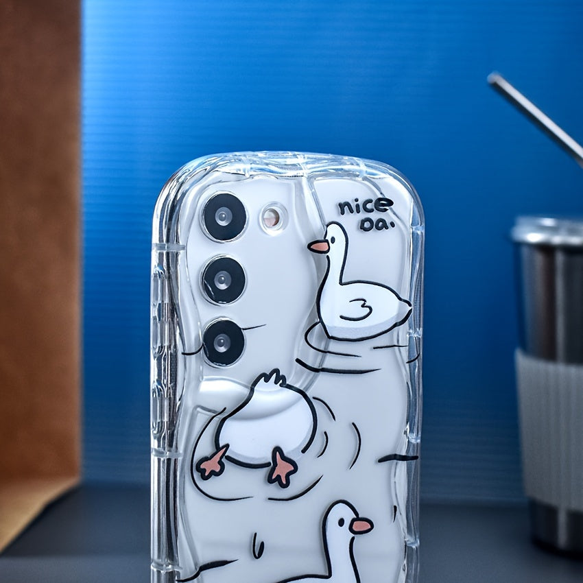 Cute Cartoon Shockproof Transparent TPU Phone Case for Samsung Galaxy S23 S24 Plus Ultra A15 A14 A13 A25 A24 A23 A35 A34 A33 A54 A55