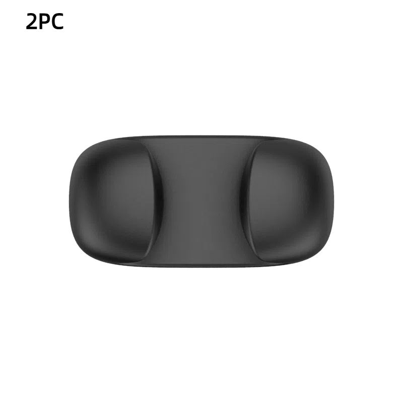 Set of 2 Silicone Kitchen Utensil Holders Adhesive Rack for Spatula and Rice Spoon Organizer