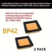 2-Pack Replacement Air Filters for Backpack Blower and Vacuum Cleaner