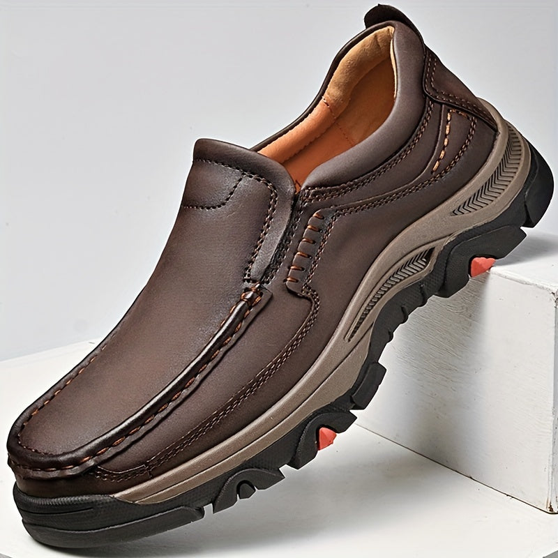 Men's Low Top PU Trail Running Shoes for Casual Sports and Walking