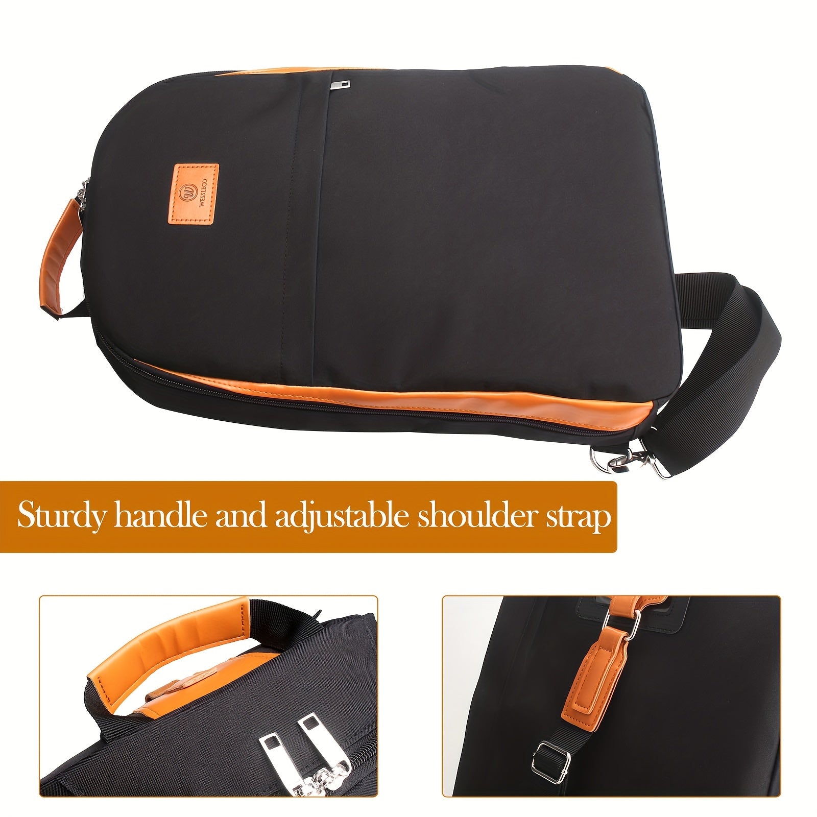 Portable Shoulder Chef Knife Bag with Secure Storage and Cutlery Holder