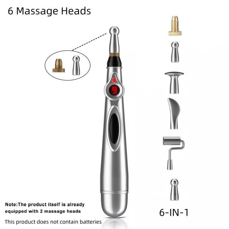 Swoson ko'p funksiyali massaj qalam 9 rejimda, bo'yin, orqa va bel uchun almashtiriladigan boshlar bilan. Uyda foydalanish uchun portativ aqlli qurilma, keksa avlod uchun ideal sovg'a.