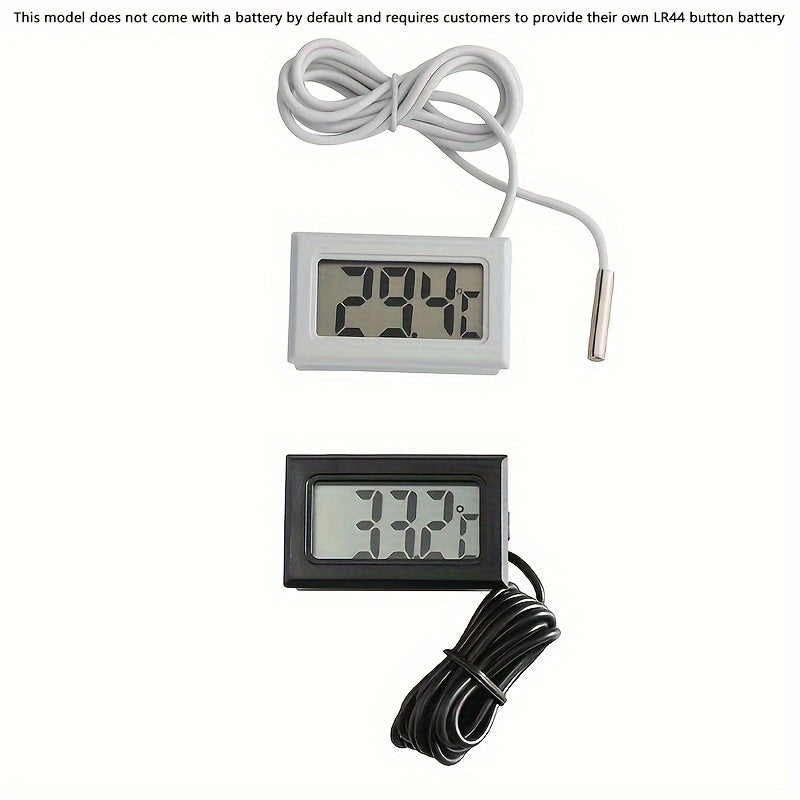 Digital Thermometer with Probe for Aquarium, Farm, Refrigerator Temperature Monitoring