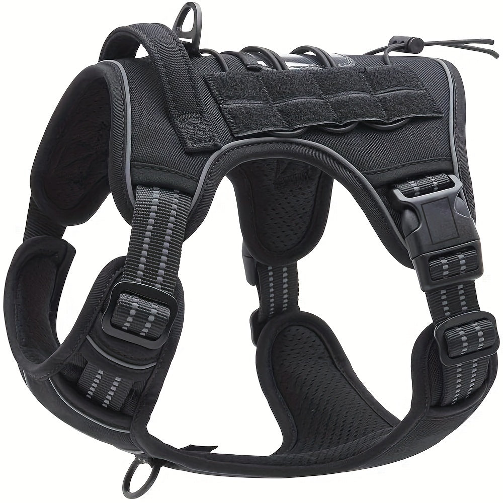 Reflective Dog Harness for Medium to Large Dogs with Adjustable Vest and Handle