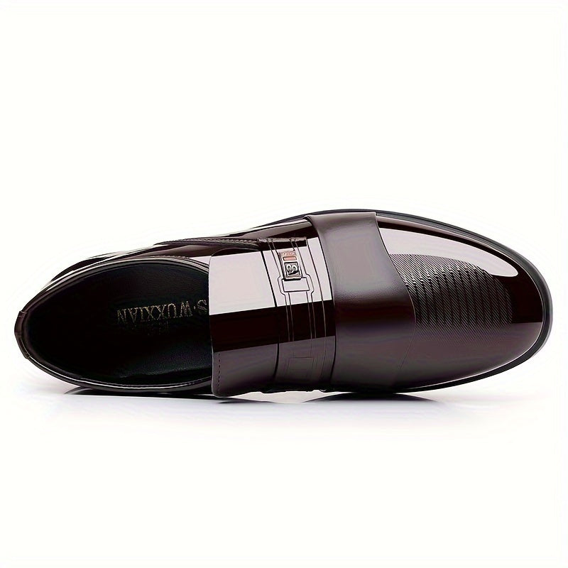 Men's Business Shoes Slip-On Formal Casual Breathable Pointed Toe Spring Fall