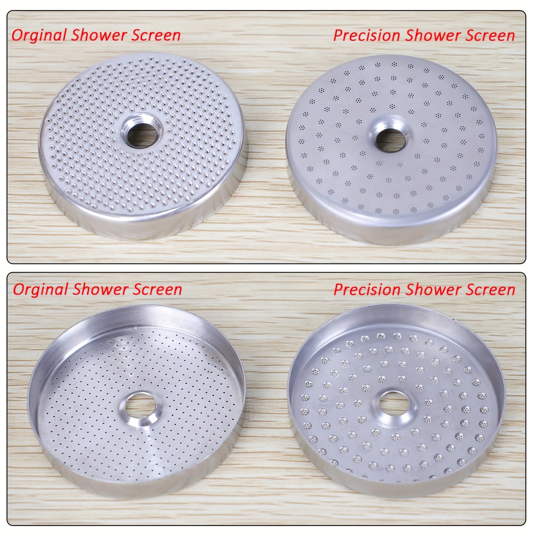 Qaynatish bosh filtri zanglamaydigan po'latdan yasalgan suv ajratgich qahva mashinasi aksessuari