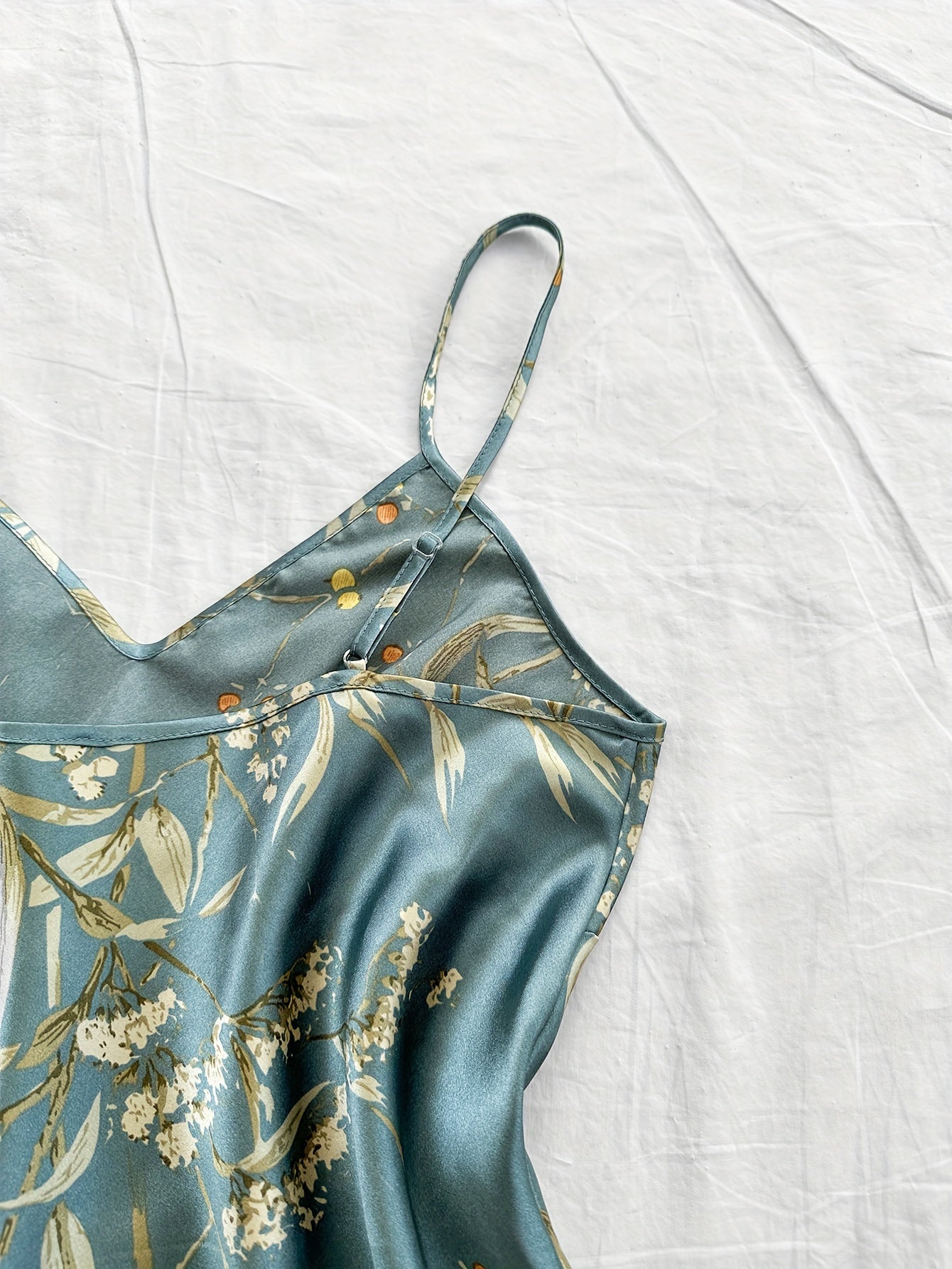 Women's Cherry Print Pajama Set with Ruffle Shorts 100% Polyester All-Season