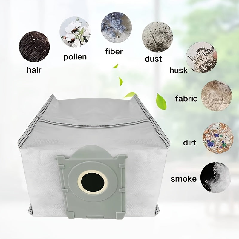 Ecovacs va DEEBOT robot tozalagichlari uchun 10 ta yuqori sifatli chang sumkasi to'plami - T50 Pro, T50 Pro Omni, X8 Pro Omni, DDX67 modellari uchun mos keladi